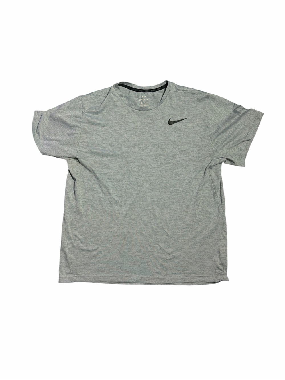 Nike Dri-FIT Heather Gray Performance Training Shirt Size XL